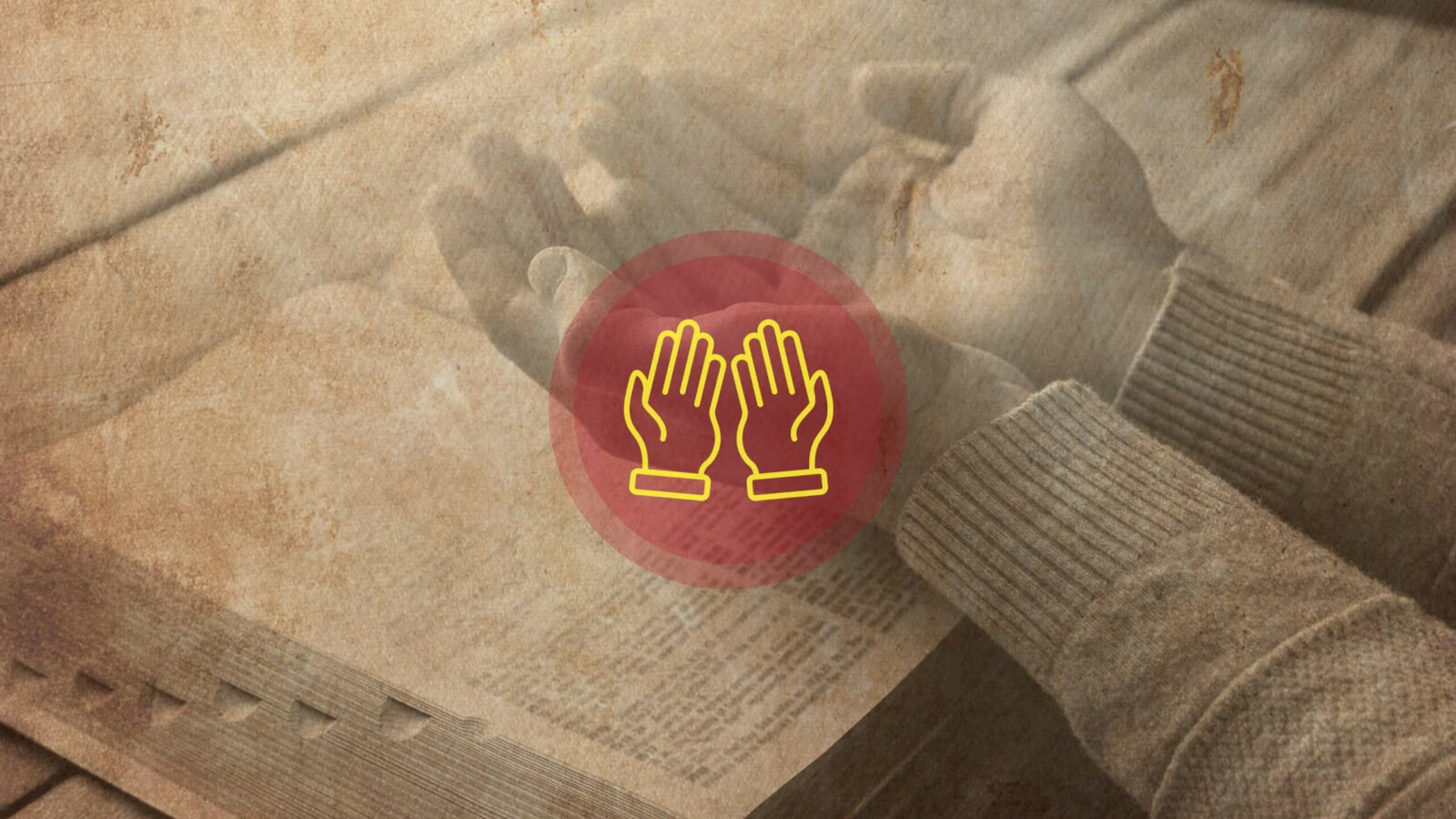 An image of hands outstretched representing the trust we can have, like Joshua and Caleb, that God will protect us and that the protection of those who would attempt to go against His will is gone.